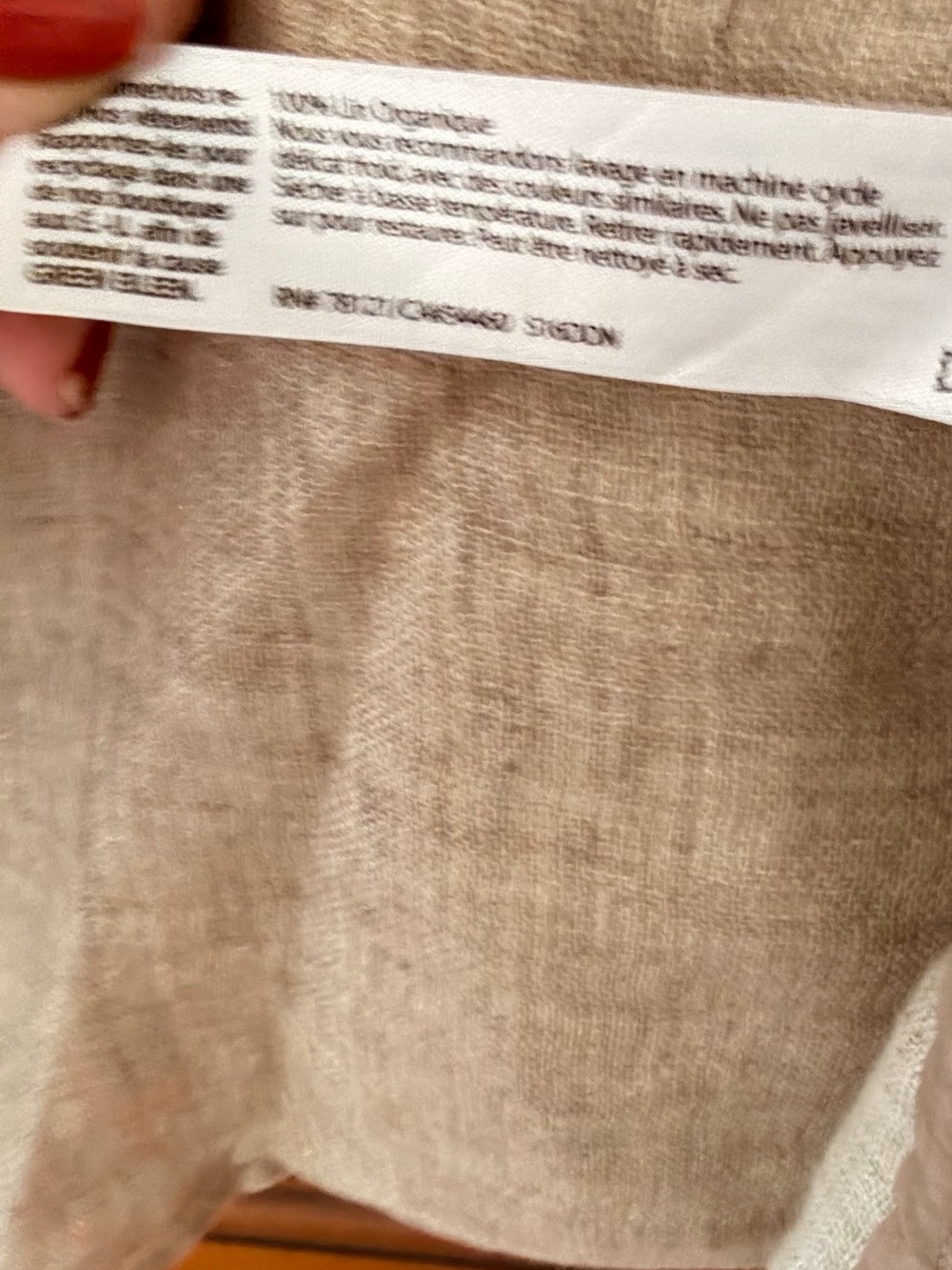 Eileen Fisher Light Gray Linen Trench Coat - Picture 2 of 4